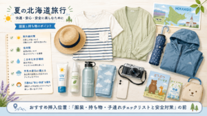 夏の服装・持ち物・安全対策
