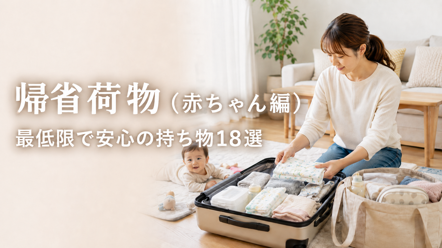 帰省荷物（赤ちゃん編）