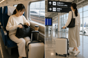 新幹線・飛行機の移動