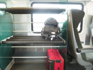 電車移動の荷物