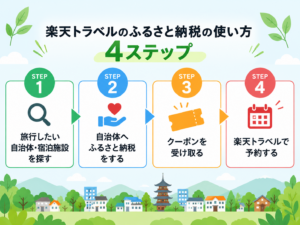 ふるさと納税4ステップ