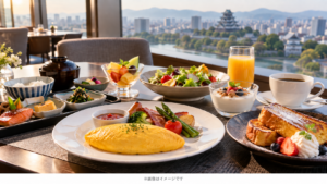 豪華な朝食