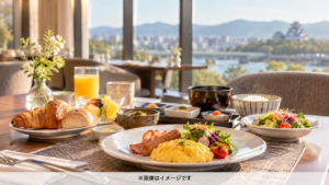 ホテル朝食ビュッフェ